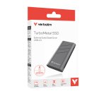 Verbatim TurboMetal SSD USB4 4TB 4 To USB Type-C USB4 Gen 2x2 Argent