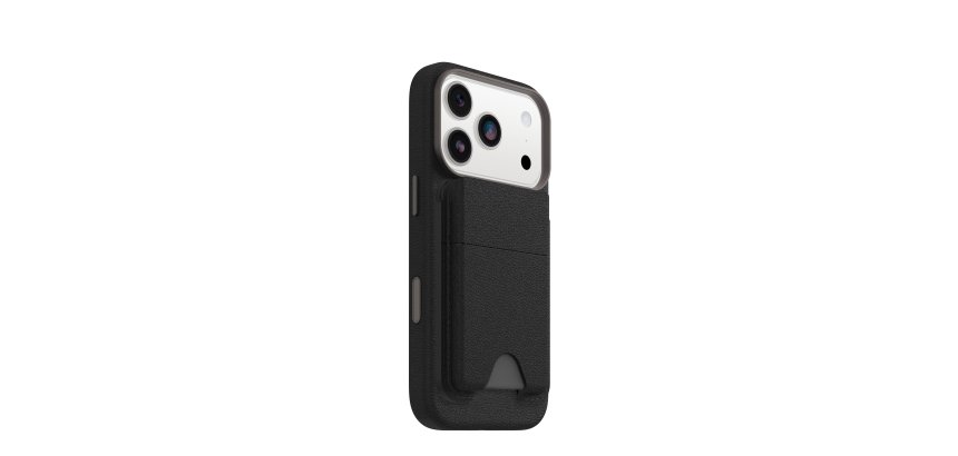 OtterBox Symmetry Cactus Leather MagSafe Wallet Vanta - schwarz