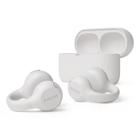 Philips 2000 series TAQ2000WT Auricolare True Wireless Stereo (TWS) clip auricolare, A orecchio aperto Musica e Chiamate Bluetooth Bianco