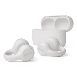 Philips 2000 series TAQ2000WT Auricolare True Wireless Stereo (TWS) clip auricolare, A orecchio aperto Musica e Chiamate Bluetooth Bianco