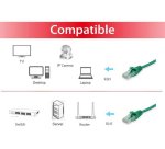 Equip 625444 cavo di rete Verde 5 m Cat6 U/UTP (UTP) Rotondo