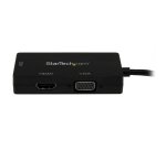 StarTech.com Travel A/V Adapter: 3-in-1 Mini DisplayPort to VGA DVI or HDMI Converter