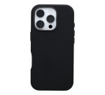 OtterBox Symmetry Series Cactus Leather pour MagSafe pour iPhone 16 Pro, Noir Ash