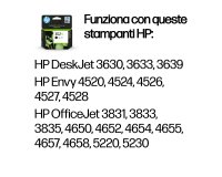 HP Cartuccia originale inchiostro nero ad alta capacità 302XL