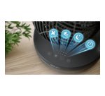 Philips Serie 3000 Ventilatore da tavolo CX3050/01, Flusso d'aria 738 m³/h, Ultra silenzioso 23db