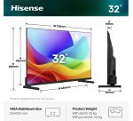 Hisense 32A59S 81.3 cm (32") Full HD Smart TV Wi-Fi Black