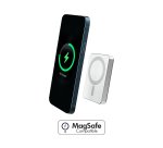 BIG BEN FPMSPBMINI5A15WS chargeur d'appareils mobiles Smartphone Argent USB Recharge sans fil Charge rapide Intérieure