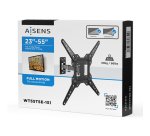 AISENS Soporte Eco Giratorio, Inclinable Para Monitor/TV 30kg (2 Pivotes) De 23-55, Negro