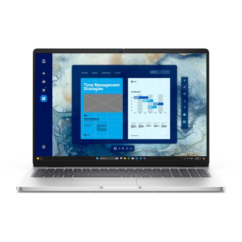 DELL Pro PC16250 Intel Core Ultra 7 265U Ordinateur portable 40,6 cm (16") Full HD+ 16 Go DDR5-SDRAM 512 Go SSD Wi-Fi 6E (802.11ax) Windows 11 Pro Français Platine