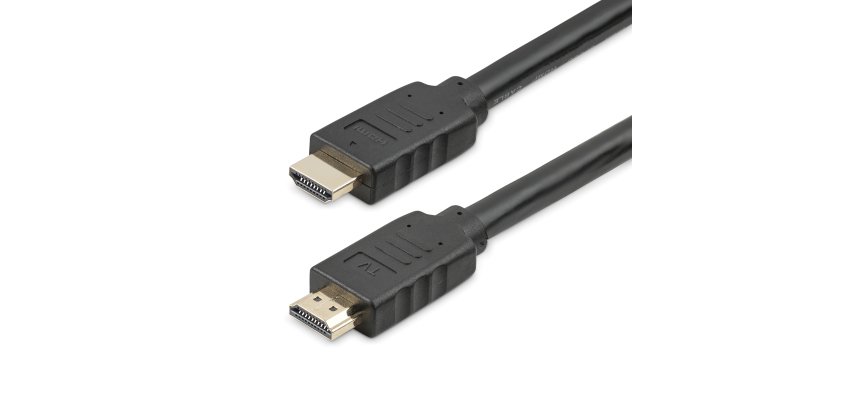 StarTech.com 30ft (9.1m) HDMI 2.0 Cable - 4K 60Hz Active HDMI Cable - CL2 Rated for In Wall Installation - Long Durable High Speed UHD HDMI Cable - ARC, HDR, 18Gbps - Male to Male Cord - Black