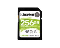 Kingston Technology Tarjeta SDXC Canvas Select Plus 100R C10 UHS-I U3 V30 de 256 GB