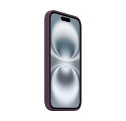 Apple iPhone 16 Silicone Case with MagSafe - Plum