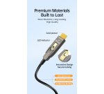 Equip HDMI 2.0 Detachable Type D + A Active Optical Cable, 15m, 4K/60Hz