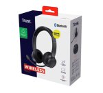 Trust Ayda Auriculares Inalámbrico y alámbrico Diadema Llamadas/Música USB Tipo C Bluetooth Negro