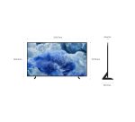 Samsung QLED AI TV 75" QE75Q8FAAUXZT 4K, Processore Q4 AI, 4K Upscaling, Color Booster Pro, OTS Lite, Air Slim Design, Vision AI Smart TV, 2025