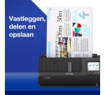 Epson ES-C380W compacte A4-documentscanner met Wi-Fi-connectiviteit en U-traject