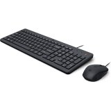 HP 150 WIRED MOUSE/KB COMBO FR clavier Souris incluse USB Noir