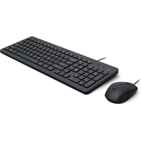 HP 150 WIRED MOUSE/KB COMBO FR clavier Souris incluse USB Noir