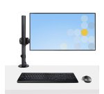 StarTech.com Laptop Desk Mount - Monitor and Laptop Mount - Displays up to 34" (17.6lb/8kg) & Laptops (4.5kg/9.9lb) - Articulating VESA Laptop Tray Arm - Clamp / Grommet Mount