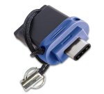 Verbatim Dual - Unidad USB 3.0 de 64 GB - USB-C / USB-A - Azul