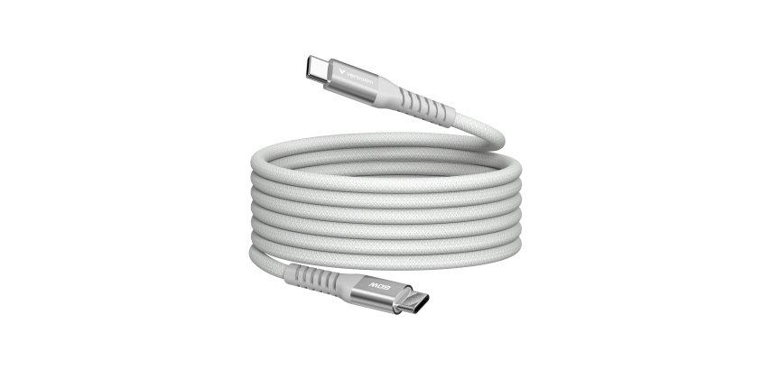 Verbatim 31850 cavo USB USB 2.0 1,2 m USB C 0,48 Gbit/s 60 W Grigio