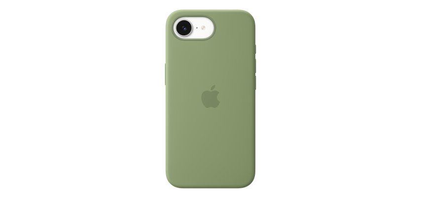 Apple Coque en silicone avec MagSafe pour iPhone 17e - Vert ardoise