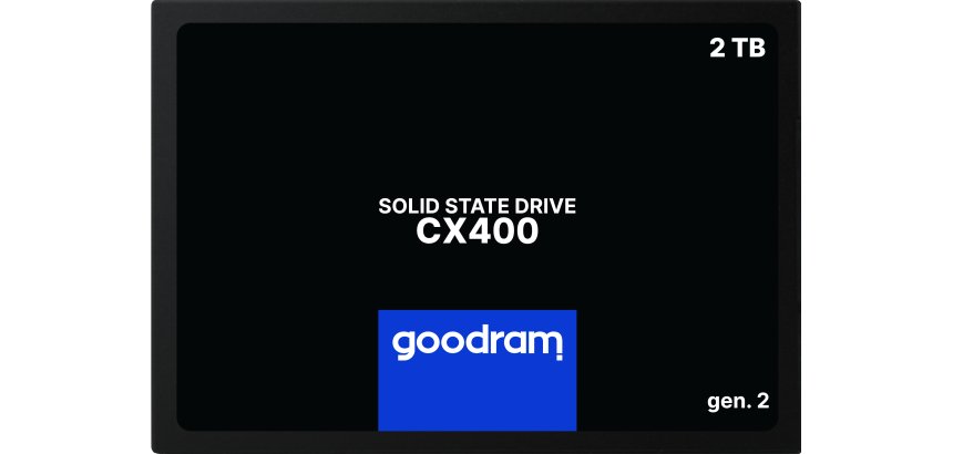 Goodram CX400 SSDPR-CX400-02T-G2 2 TB 2.5" Serial ATA III 3D NAND