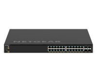 NETGEAR GSM4328-100AJS Gestionado L3 Gigabit Ethernet (10/100/1000) Energía sobre Ethernet (PoE) 1U Negro