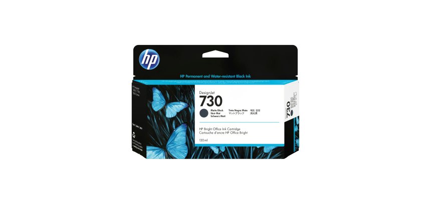 HP 730 130-ml Matte Black DesignJet Ink Cartridge