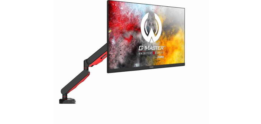iiyama DSG3001C-R1 support d'écran plat pour bureau 76,2 cm (30") Noir, Rouge