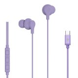 Celly UP1600TYPECVL headphones/headset Wired In-ear Calls/Music USB Type-C Violet