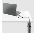 StarTech.com Câble Antivol PC de 2m - Câble de Verrouillage Compatible Nano-slot pour Ordinateur Portable, pour EliteBook/LenovoX1/2-1 - Câble de Sécurité pour Ordinateur Portable en Acier, Résistant aux Coupures