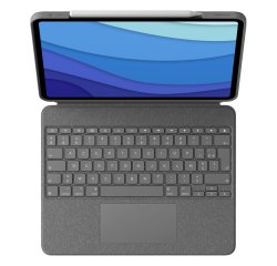 Logitech Combo Touch AZERTY Francés Smart Connector Gris