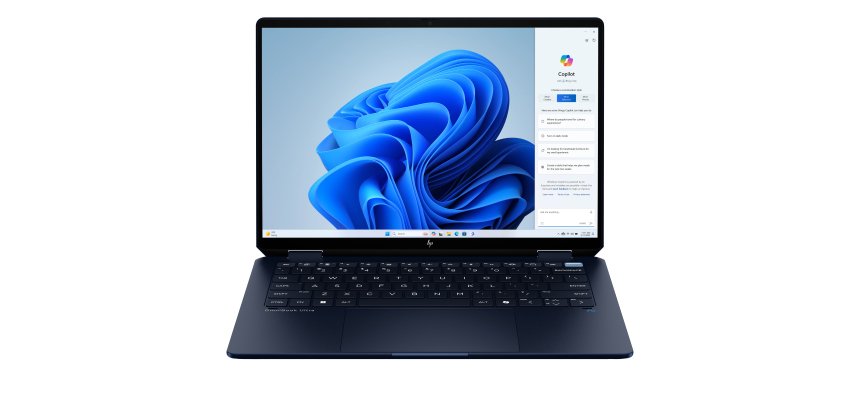 HP OmniBook Ultra Flip 14-fh0026nb Copilot+ PC Intel Core Ultra 7 258V Hybrid (2-in-1) 35,6 cm (14") Touchscreen 3K 32 GB LPDDR5x-SDRAM 1 TB SSD Wi-Fi 7 (802.11be) Windows 11 Home Blau