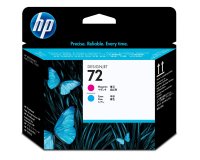 HP 72 tête d'impression cyan et magenta