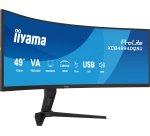 iiyama ProLite XCB4994DQSU-B1 écran plat de PC 124,5 cm (49") 5120 x 1440 pixels Dual QHD LCD Noir