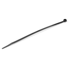 StarTech.com Colliers de Serrage 20 cm Noirs - Largeur 4 mm - Diam. faisceau 55 mm - Résistance traction 22 kg - Fermeture glissière autobloquante nylon avec pointe incurvée - 94V-2/UL -100 pcs