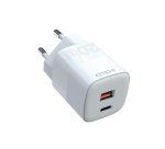 Celly TC2USBUSBC20EVO Caricabatterie per dispositivi mobili Universale Bianco AC Ricarica rapida Interno
