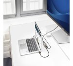 StarTech.com Câble Adaptateur HDMI vers DisplayPort de 30cm, 8K 60Hz, Convertisseur Vidéo Actif HDMI 2.1 vers DP 1.4, Câble HDMI vers DisplayPort 1.4, Alimenté par Bus USB avec Câble Inclus