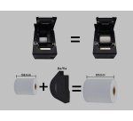 Equip 58/80mm Thermal POS Receipt Printer with Auto Cutter, USB/Bluetooth/WiFi/Cash Drawer connection