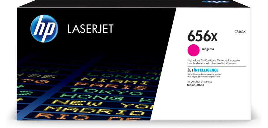 HP 656X - High Yield - magenta - original - LaserJet - toner cartridge (CF463X)
