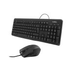 CoolBox COO-KTR-01U Teclado QWERTY + Ratón USB Negro