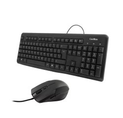 CoolBox COO-KTR-01U Teclado QWERTY + Ratón USB Negro