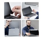 StarTech.com 13.3-inch 16:10 Bright Privacy Screen Filter with Touch, Flip-Over, 75% Light Transmittance, Anti-Glare Privacy Filter, +/- 30 Deg. View Angle