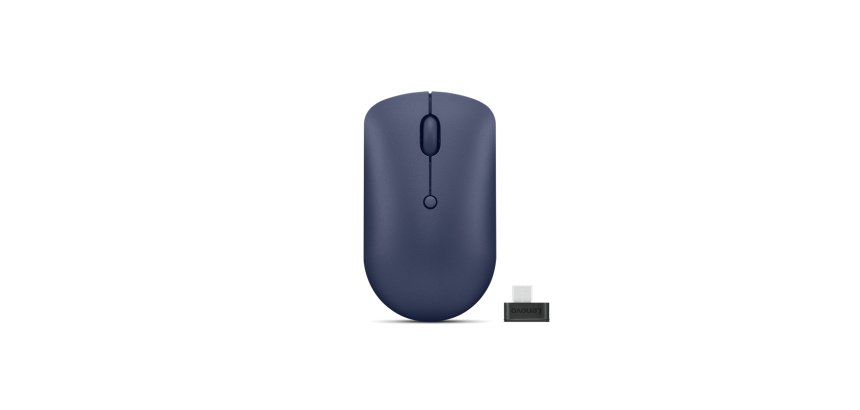 Lenovo Mouse wireless USB-C 540 compatto (Blu Abyss)