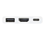 StarTech.com Adaptateur multiport USB-C vers HDMI 4K avec USB Power Delivery et port USB-A - Blanc