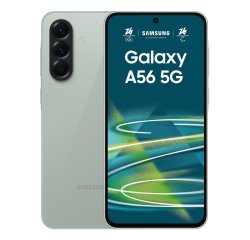 Samsung Galaxy A56 5G, Smartphone con Funzioni intelligenti, Display Super AMOLED 6.7”, 8GB RAM, 256GB, Camera 50MP, Batteria 5.000 mAh, IP67, Awesome Olive