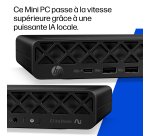 HP EliteDesk 8 Mini G2i Desktop Next Gen AI PC Copilot+ PC Intel Core Ultra 7 356H 16 Go DDR5-SDRAM 512 Go SSD Windows 11 Pro Mini PC