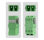 StarTech.com Coupleur LC vers LC, Lot de 10, OS2 Monomode SC Empreinte Coupleur Fibre Optique LC Sans Bride, Adaptateur Duplex LC/APC