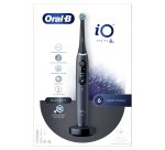 Brosse à dents électrique Oral B iO 8S Brosse A Dents Electrique Noire connectee Bluetooth, 2 Brossettes, 1 Etui De Voyage